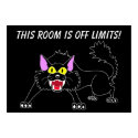 Stay Out Of My Room Poster posters by bizarrecartoons Stay Out Of My Room Poster posters