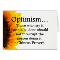 Stay out of the way of optimism card