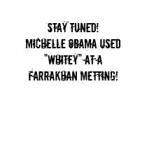 Stay Tuned!Michelle Obama used "Whitey" at aFar... t-shirts
