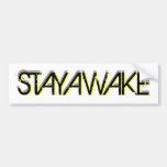 STAYAWAKE STICKER BUMPER STICKERS