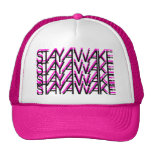 STAYAWAKE TRUCKER HAT/ PINK