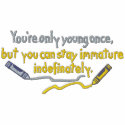 Staying Immature Apparel embroidered shirts by Embroidery4U Staying Immature Apparel embroidered shirts