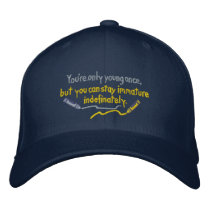 Staying Immature Hat embroidered hats by Embroidery4U Staying Immature Hat embroidered hats