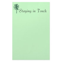 Staying in Touch stationery