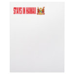 Stays in Hawaii Customized Letterhead