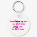 Stays With Girlfriends keychains