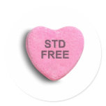 STD FREE Candy Heart