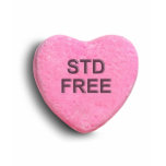 STD FREE Candy Heart