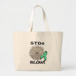 STDs Blows Awareness Design Canvas Bag