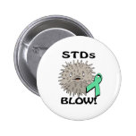 STDs Blows Awareness Design Pins