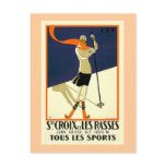 "Ste Croix et Les Rasses" Swiss Vintage Travel Post Card
