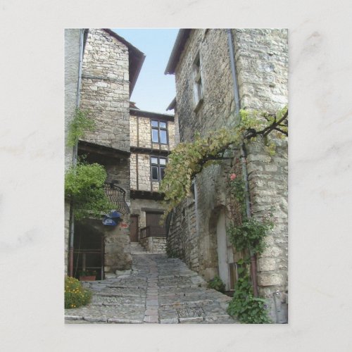 Ste Enimie, France. postcard postcard