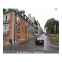 Ste Genevieve Ave - Vieux Québec posters by joelor Ste Genevieve Ave - Vieux Québec posters
