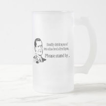 Steadily Drinking Retro Party Guy Coffee Mug