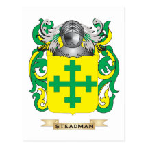 Steadman Coat of Arms (Family Crest) Post Card
