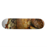 Steak Butter Mushrooms Custom Skate Board