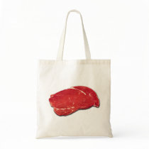 "Steak" funny Tote Bag