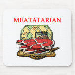 steak hamburger and meat mouse pad