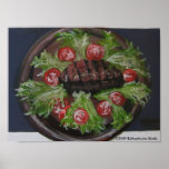 Steak on a Plate posters