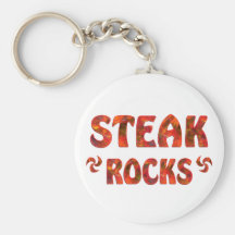 STEAK ROCKS KEY CHAINS