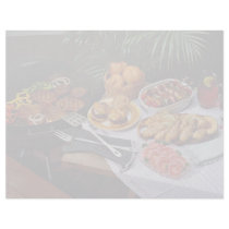 Steaks, burgers, chicken customized letterhead