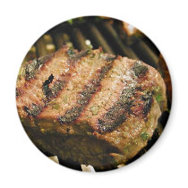 Steaks Food Dinner Grilling magnets by lifesphere Steaks Food Dinner Grilling magnets