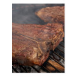 Steaks Grilling Barbecue Grills Meat Postcards