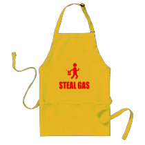 Steal Gas aprons by funoriginals Steal Gas aprons
