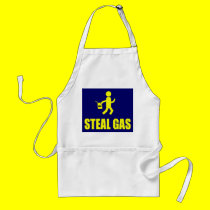 Steal Gas aprons by funoriginals Steal Gas aprons