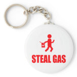 Steal Gas Keychain