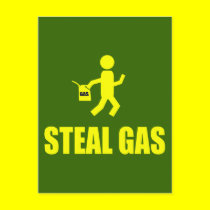 Steal Gas postcards by funoriginals Steal Gas postcards