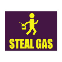 Steal Gas postcards by funoriginals Steal Gas postcards