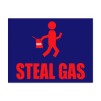 Steal Gas postcards by funoriginals Steal Gas postcards