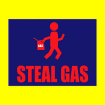 Steal Gas postcards by funoriginals Steal Gas postcards