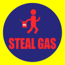 Steal Gas stickers by funoriginals Steal Gas stickers