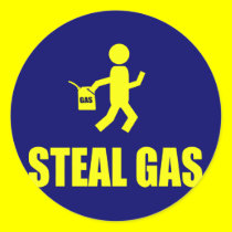 Steal Gas stickers by funoriginals Steal Gas stickers