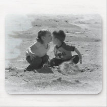 Stealing kisses Mousepad by deesbasenjis Stealing kisses Mousepad