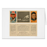 Stealing Second Senators Baseball 1912 cards