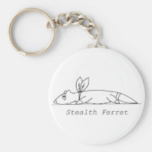 Stealth Ferret Keychain