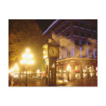 Steam Clock, Vancouver, BC postcards