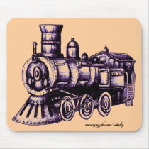 Steam engine mousepad design