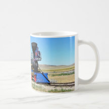 Steam Engine Train On Traintracks Mug