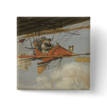 Steam Flyer Pinback Button