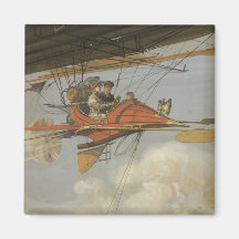 Steam Flyer Fridge Magnet