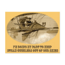 Steam Guzzlers postcards