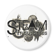 Steam Industries Magnet by fabienfleury Steam Industries Magnet