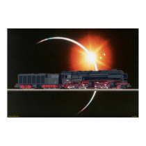 Steam Locomotive BR 53 Borsig Poster posters