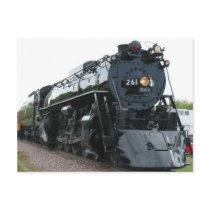Steam Locomotive Postcard by CityFarmer Steam Locomotive Postcard