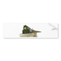 Steam Locomotive Scenery Bumper Stickers