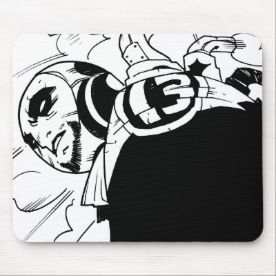 "Steam Man" Mouse Pad by crosland